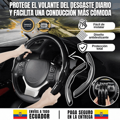 🎁HOY ENVÍO GRATIS🎁 PROTECTOR DE CARBONO PARA VOLANTE DE AUTO