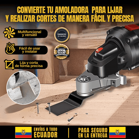 ADAPTADOR DE CORTE Y LIJA PARA AMOLADORA 🎁ENVÍO GRATIS🎁