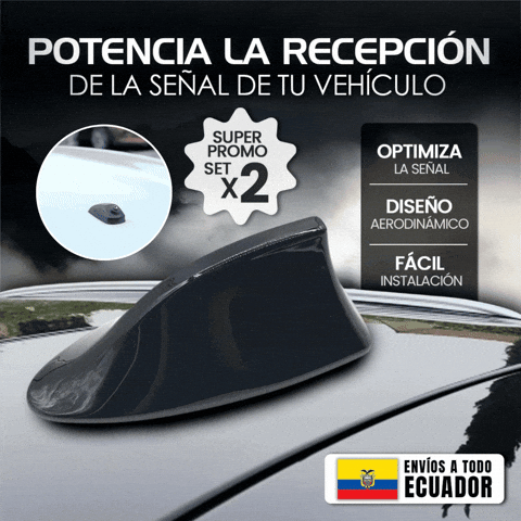 ANTENA TIBURON 🎁SET 2 UNIDADES🎁