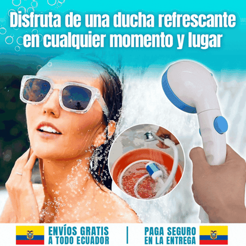 DUCHA RECARGABLE PARA EXTERIORES ??HOY ENVÍO GRATIS??