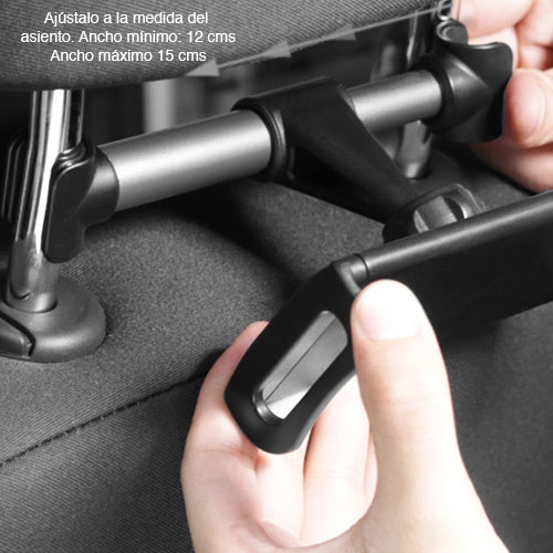 SOPORTE PARA CELULARES Y TABLETS PARA ASIENTO TRASERO DE AUTO